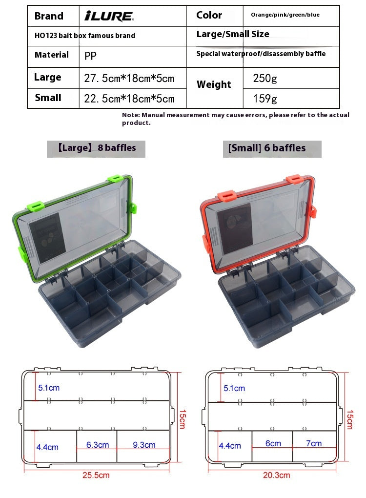 COMPACT Waterproof Fishing Lure Box