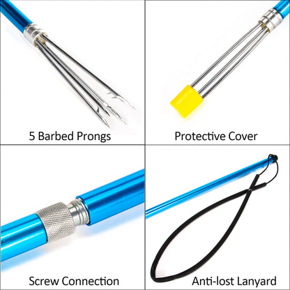 Stainless Steel Barbed Harpoon Head Fishing Spear