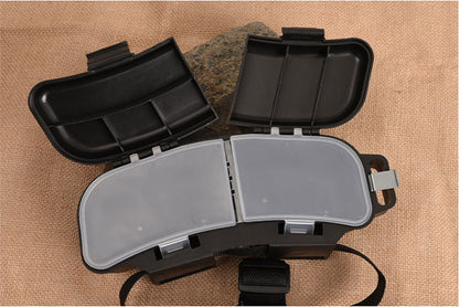 Waist-Mounted Fishing Bait Box Hard Plastic Box