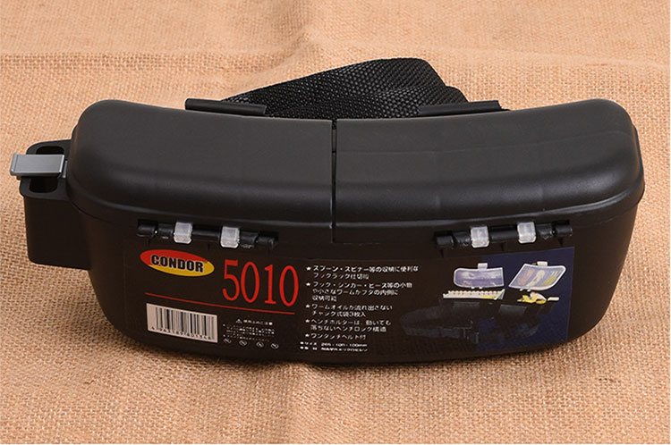 Waist-Mounted Fishing Bait Box Hard Plastic Box