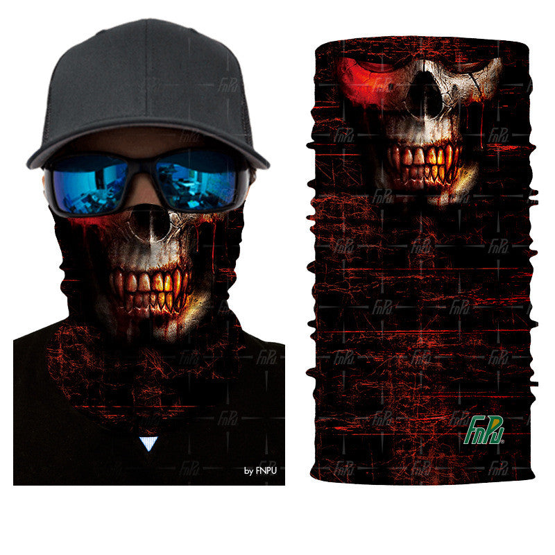 Fishing seamless scarf